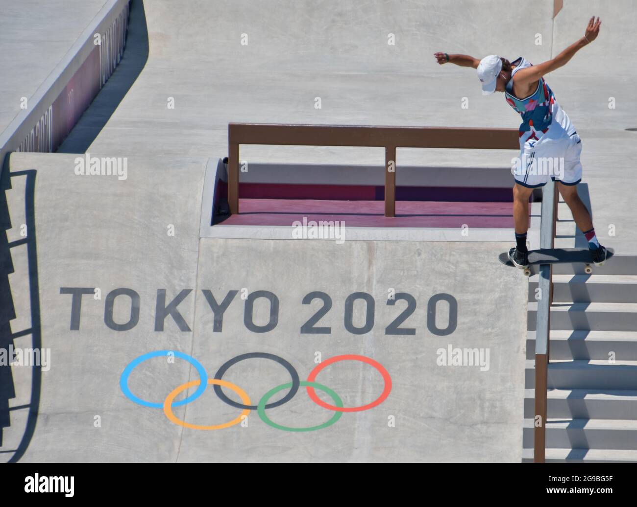 Tokyo, Japan. 25th July, 2021. Jagger Eaton performs in the final