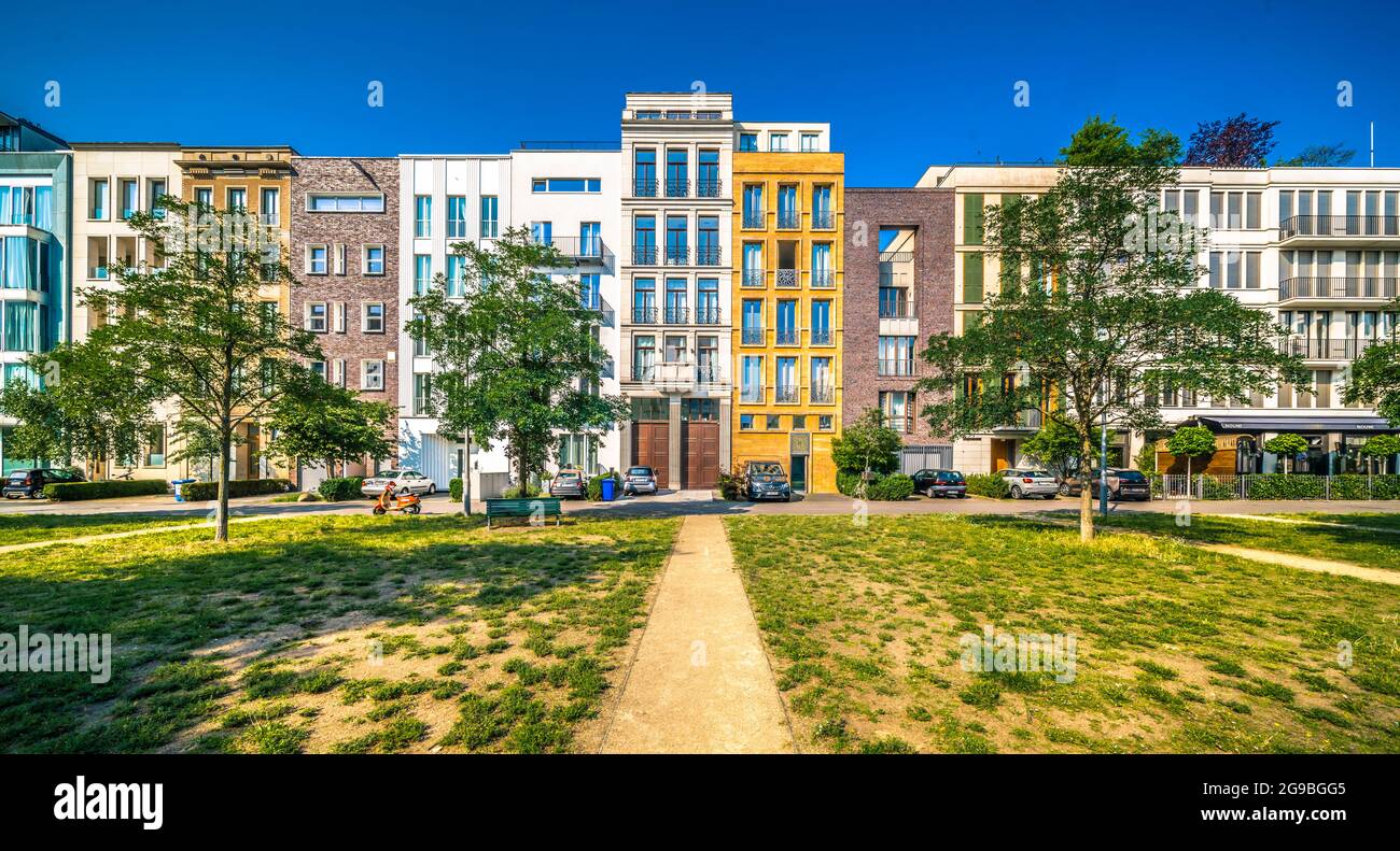 Town Houses am Hausvogteiplatz, Berlin Stock Photo