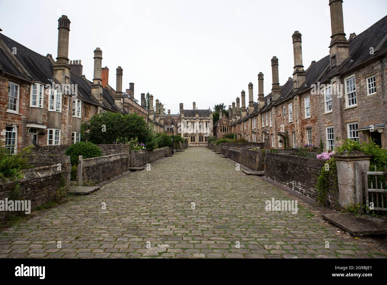 Vicars' Close in Wells, Somerset Stock Photo