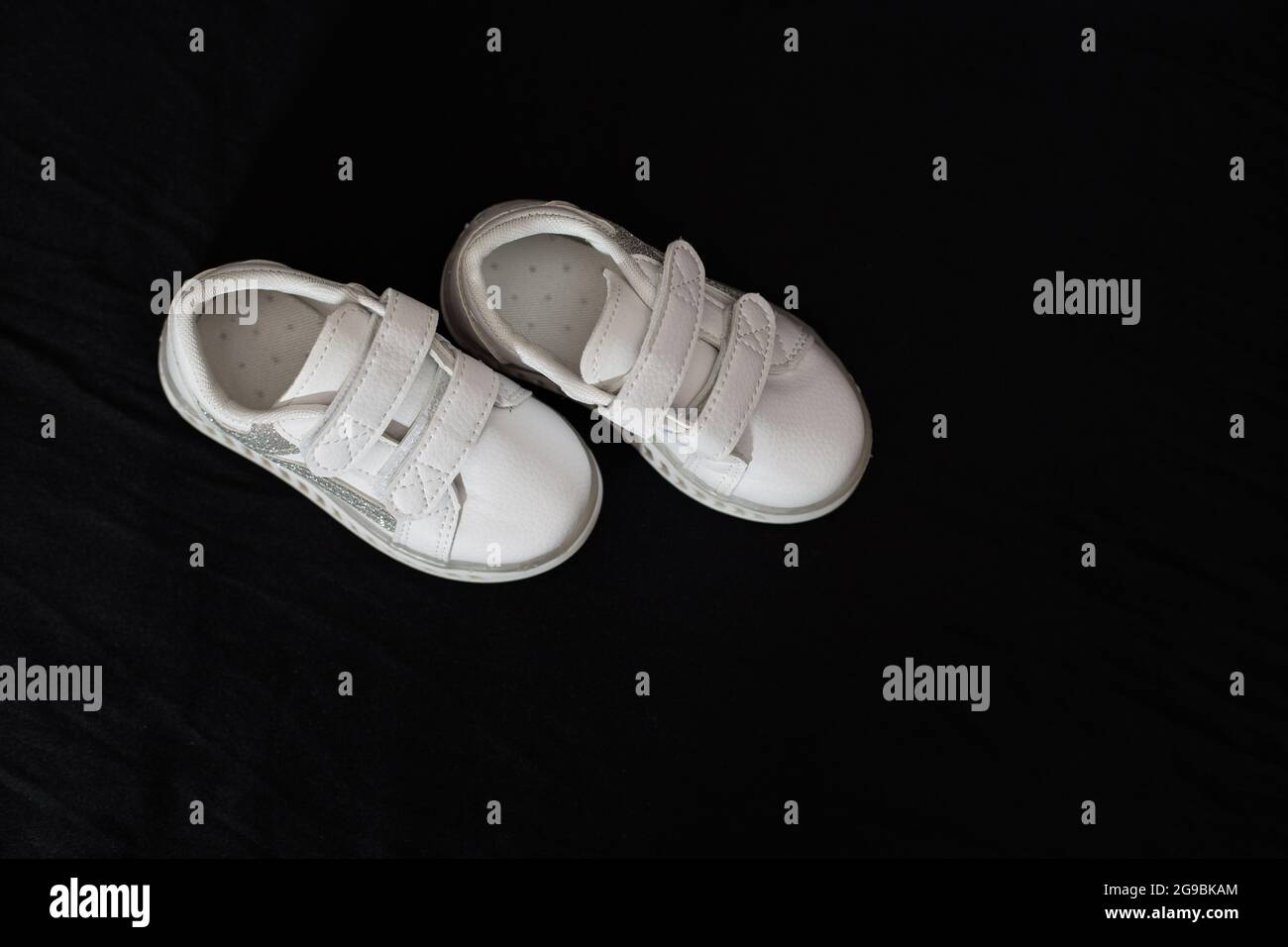 White High Ankle with Black Stripes Baby Shoes
