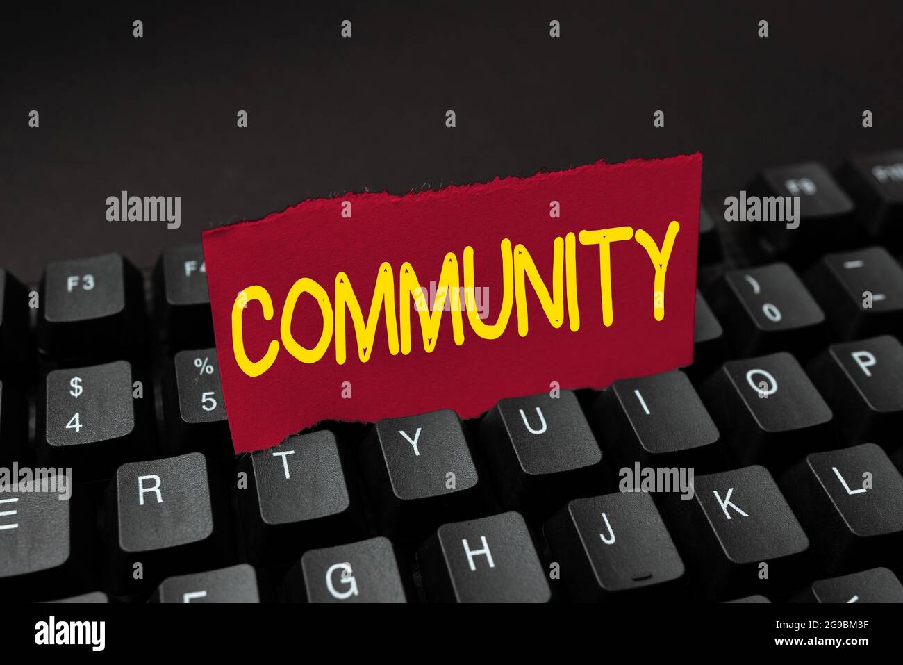 Writing displaying text Community. Conceptual photo group of showing ...