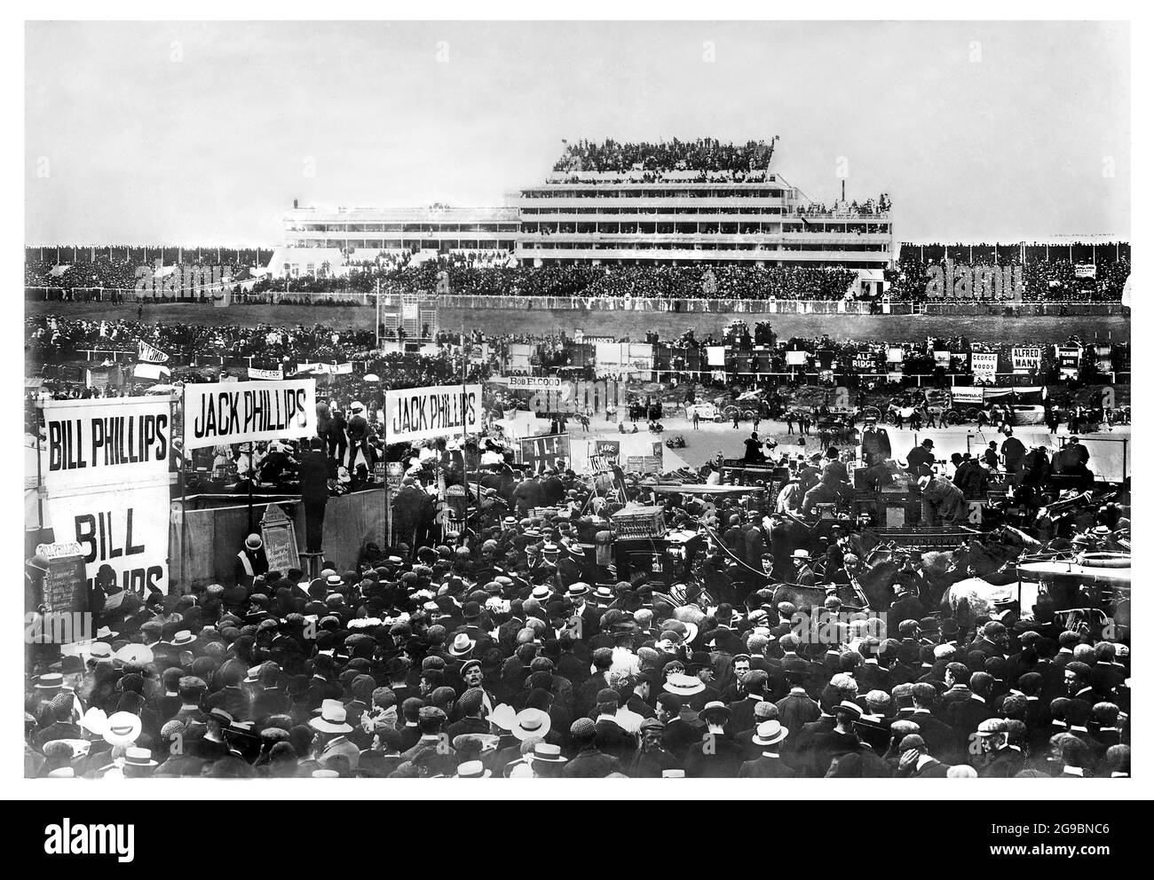 Epsom race course Stock Photo