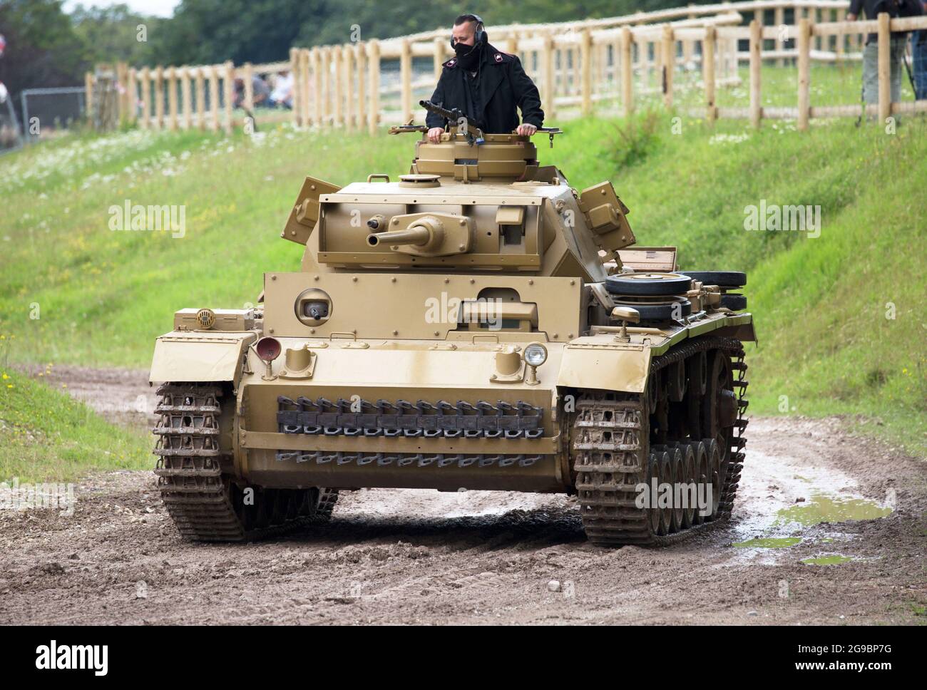 Panzer III Ausf L Tank, Bovington Tank Museum, Dorset, England Stock Photo