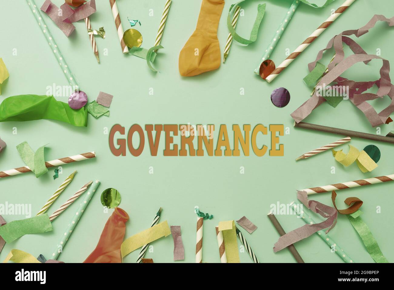 Conceptual display Governance. Word for exercised in handling an economic situation in a nation Colorful Party Collections Flashy Celebration Stuff Stock Photo