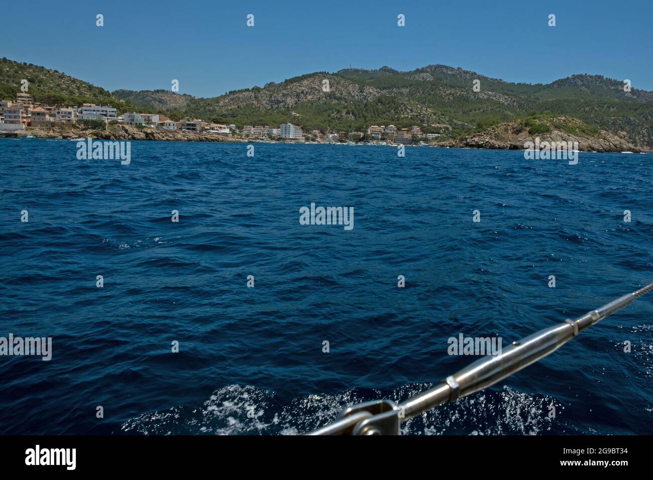 Sailing in Mallorca, Mallorca, Balearic Islands Stock Photo
