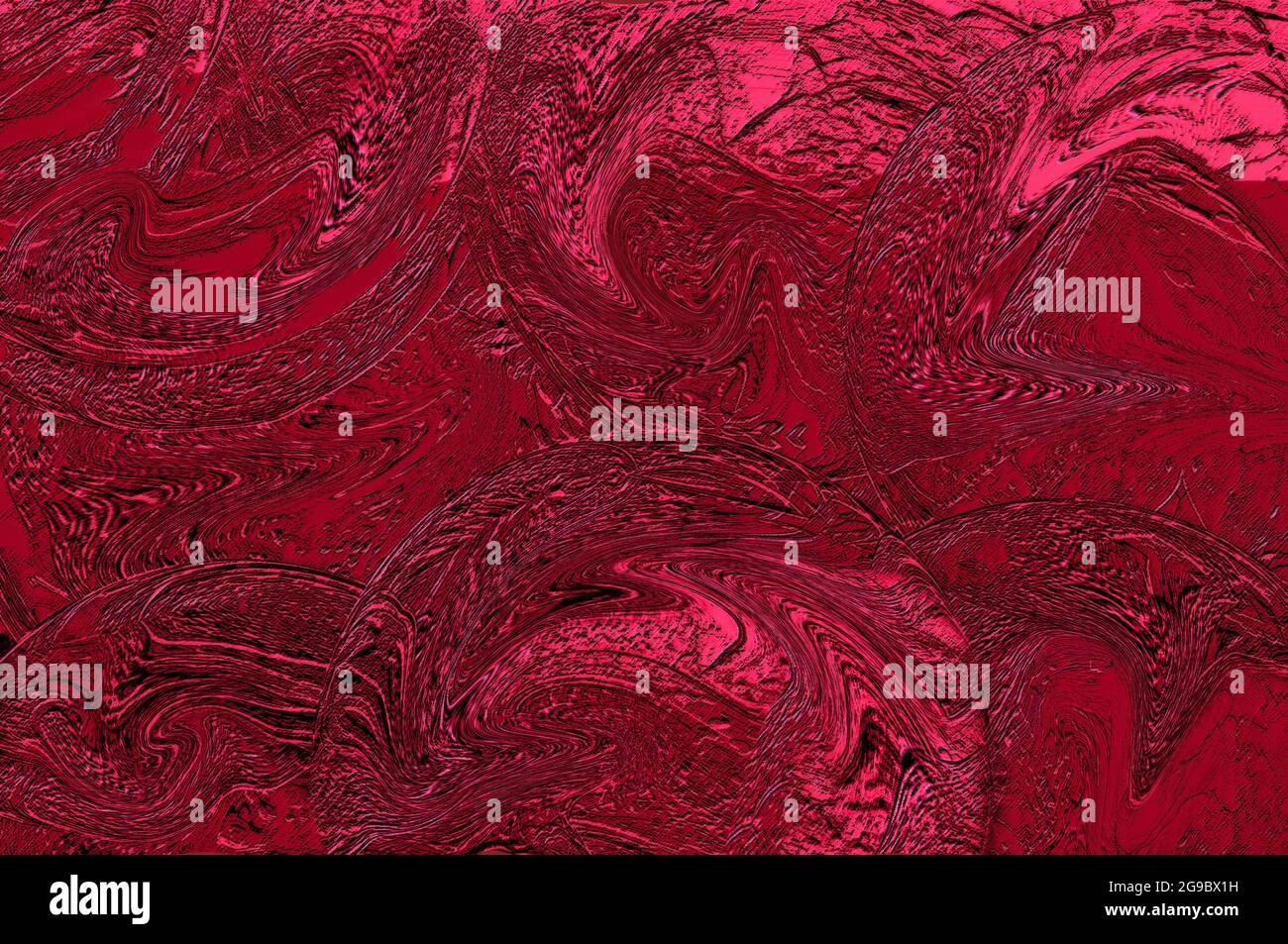 Background image shows metal beaten until texture appears. Result is