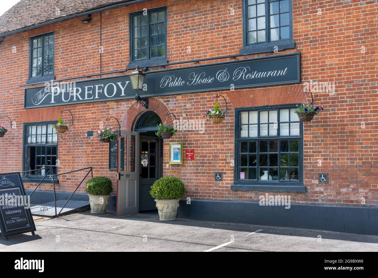 The Purefoy public house, Preston Candover, Hampshire, England, UK
