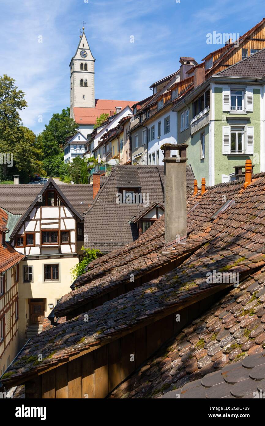 Old town of Meersburg, Germany Stock Photo