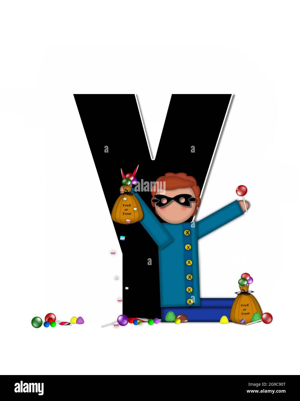 The Letter Y In The Alphabet Set Children Trick Or Treat Is The letter y in the alphabet set children trick or treat is