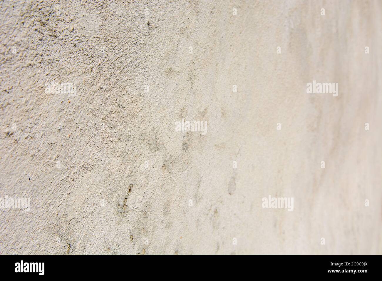 Old white wall background with weathered pattern Stock Photo