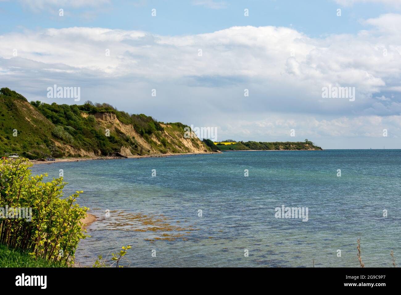 Coastline of the island Ven as seen on the west side of the island Stock Photo