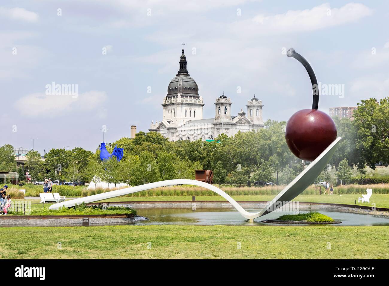 Spoonbridge and Cherry by Claes Oldenburg and Coosje van Bruggen at the