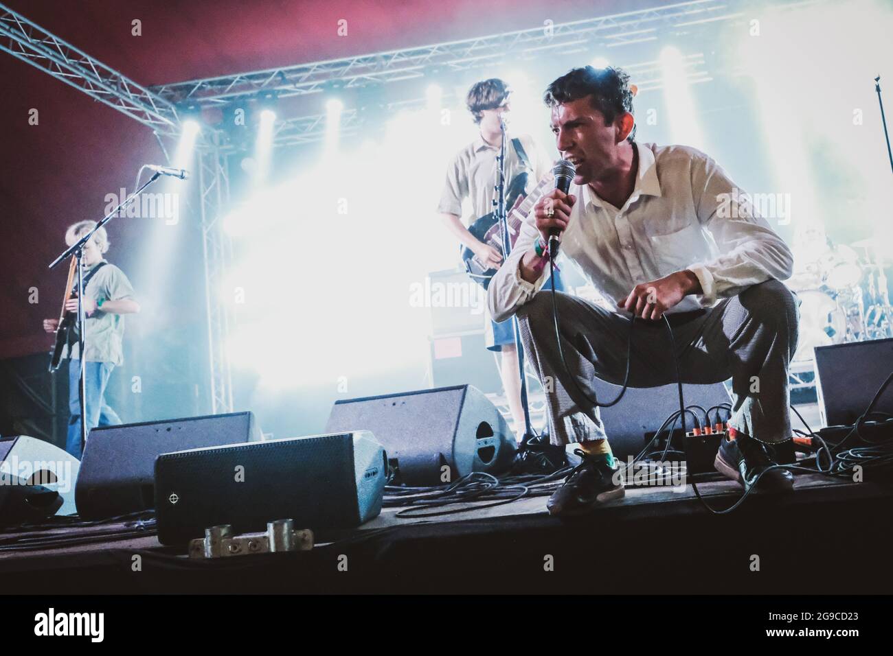 Shame perform at Latitude Festival 2021 Credit: Thomas Jackson/Alamy Live News Stock Photo