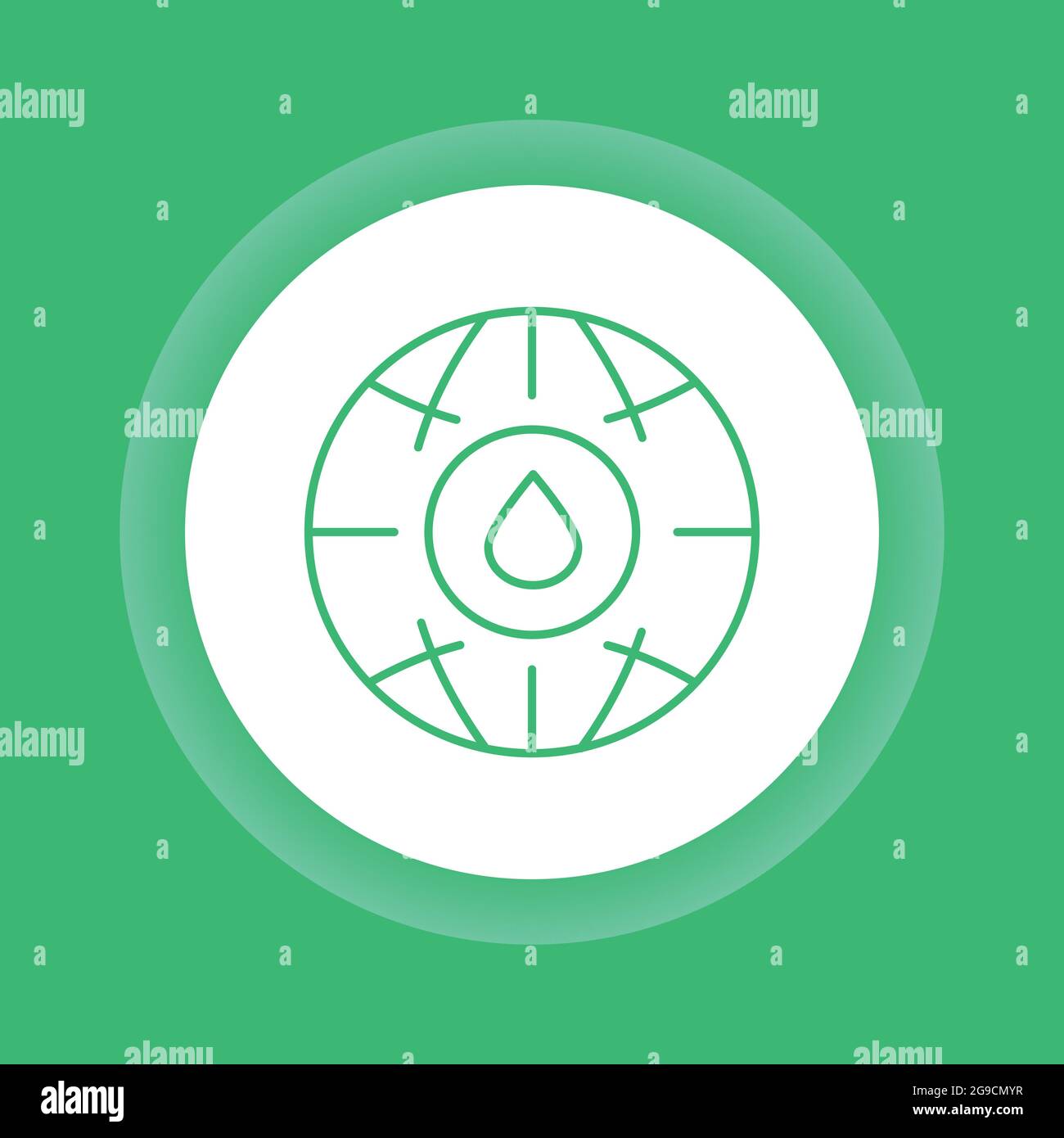 Environmental protection color button icon. Ecosystem. Zero waste ...