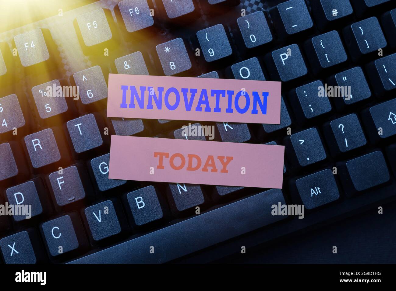 Text sign showing Innovation, Internet Concept new idea creative ideas ...