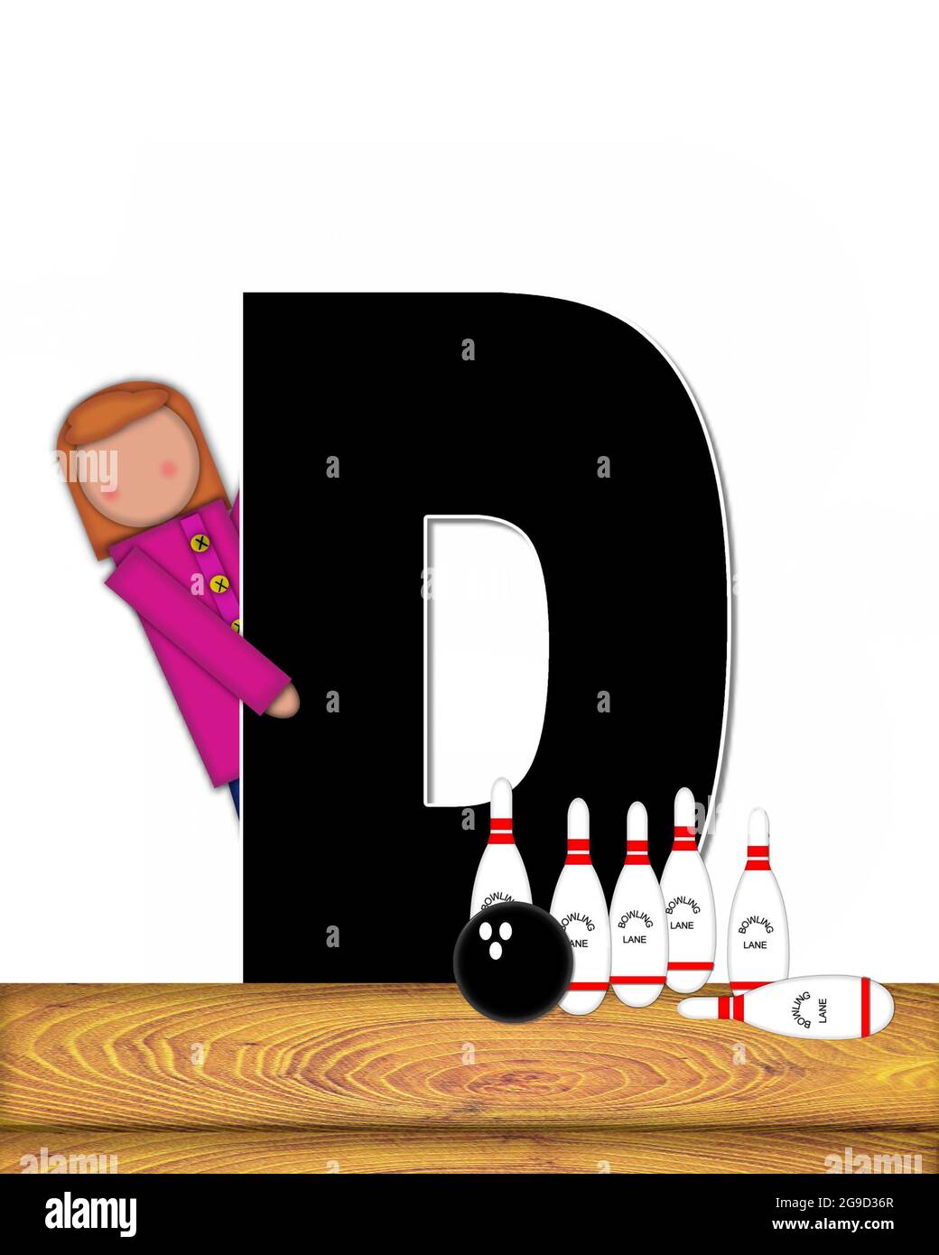 Letter D Big Red Dot Letters Stock Illustration 1588089118