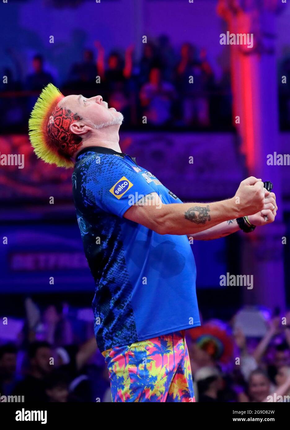 25th July 2021, Empress Ballroom Winter Gardens Blackpool, Lancashire, England; 2021 PDC Betfred