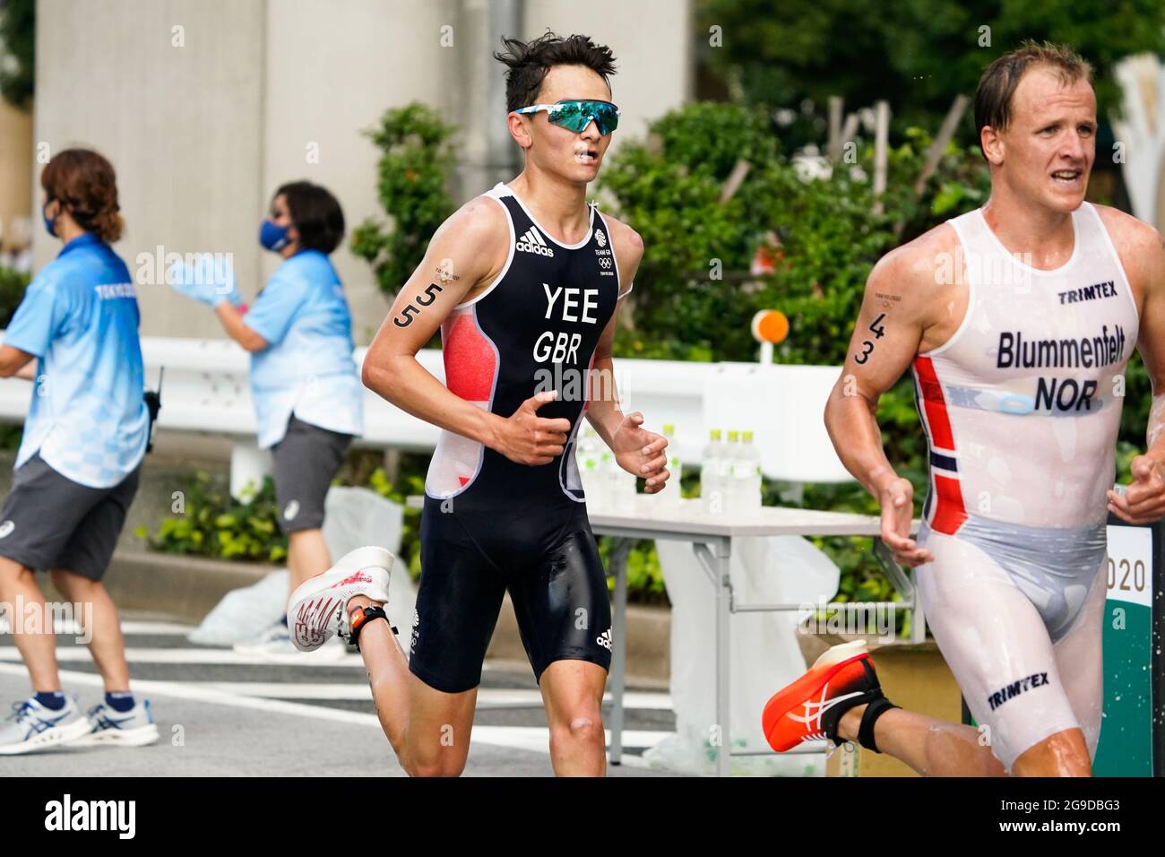 Tokyo, Japan. 26th July, 2021. Alex Yee (GBR) Triathlon : Men's Final  during the Tokyo 2020 Olympic Games at the Odaiba Marine Park in Tokyo,  Japan . Credit: Kohei Maruyama/AFLO/Alamy Live News