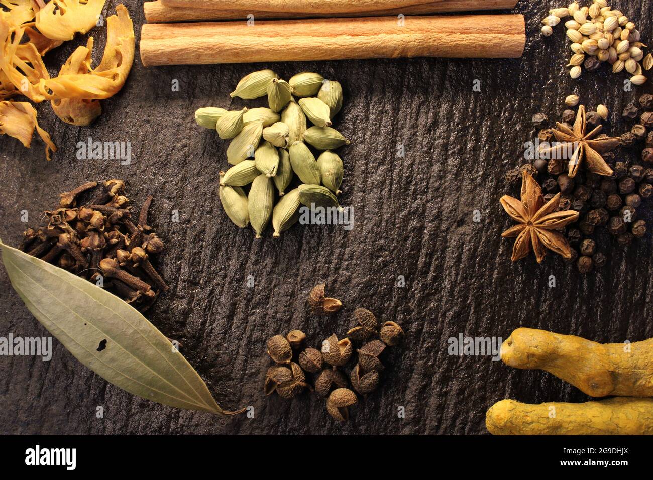 Most common and flavourful Indian Spices. Spices used in Indian food. Spices in traditional
