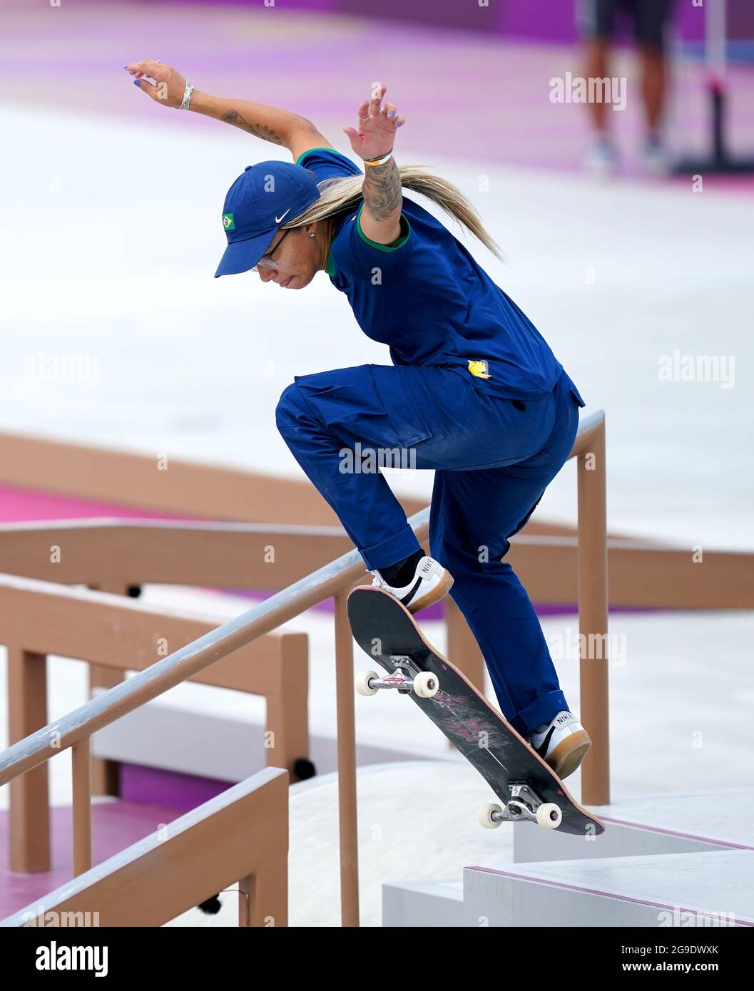Pamela Rosa Brazil's Pamela Rosa during the Women's Street Prelims Heat 3 at the ...