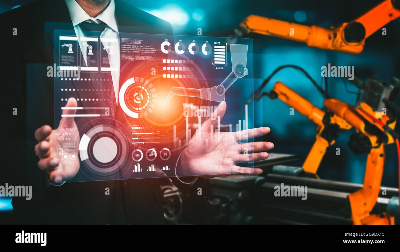 Advanced robot arm system for digital industry and factory robotic