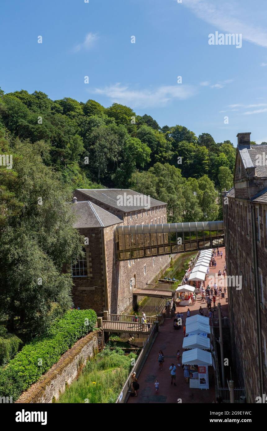 New Lanark Village is a Enesco World Heritage Site and Visitor