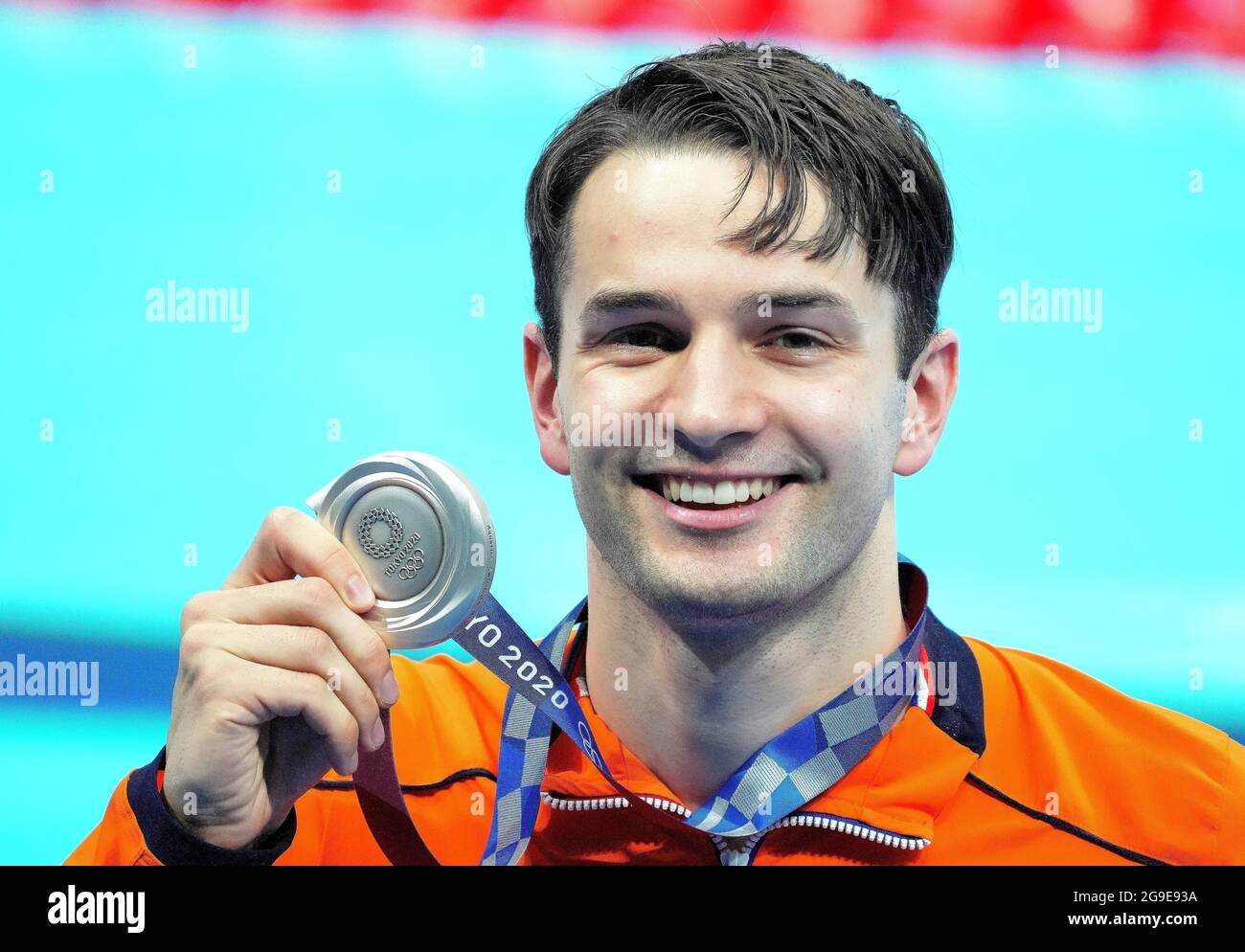 Tokyo, Japan. 26th July, 2021. Arno Kamminga (NED) is proudly showing