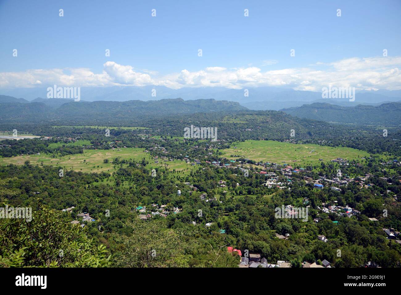 Himachal valley and Agriculture land Stock Photo Alamy