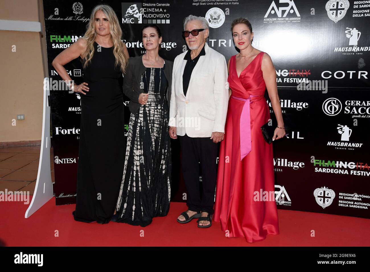 Santa Margherita Di Pula, Italy. 25th July, 2021. Elena Sofia Ricci ...