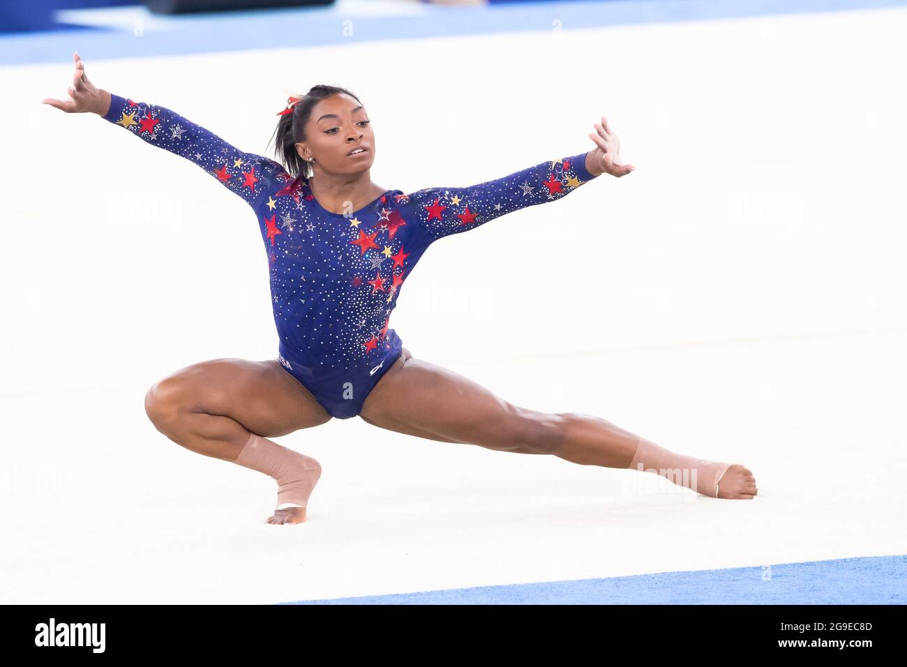 Tokyo, Japan. 25th July, 2021. Simone Biles of Team United States (392 ...