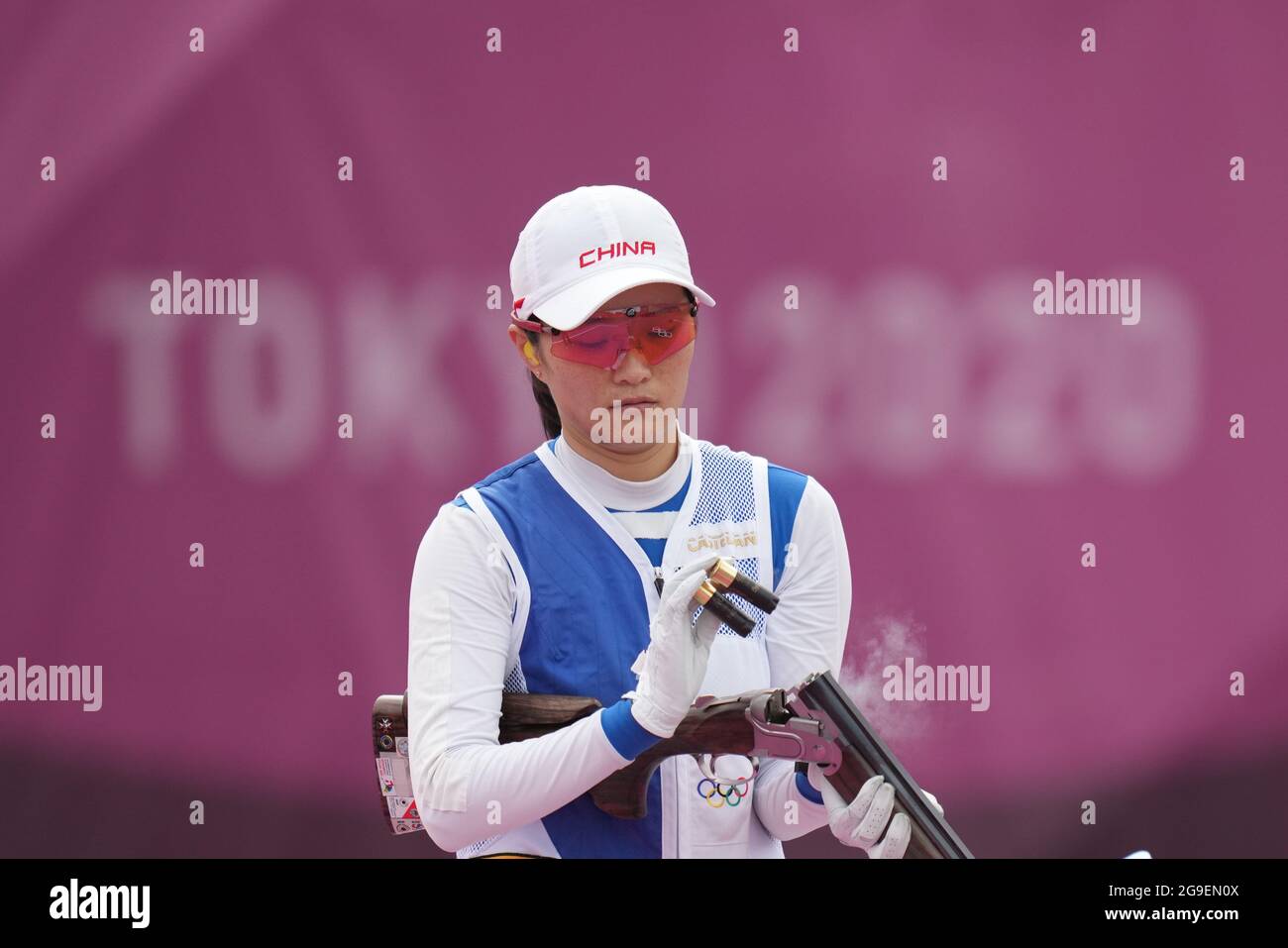 Tokyo, Japan. 26th July, 2021. Wei Meng of China competes during the ...