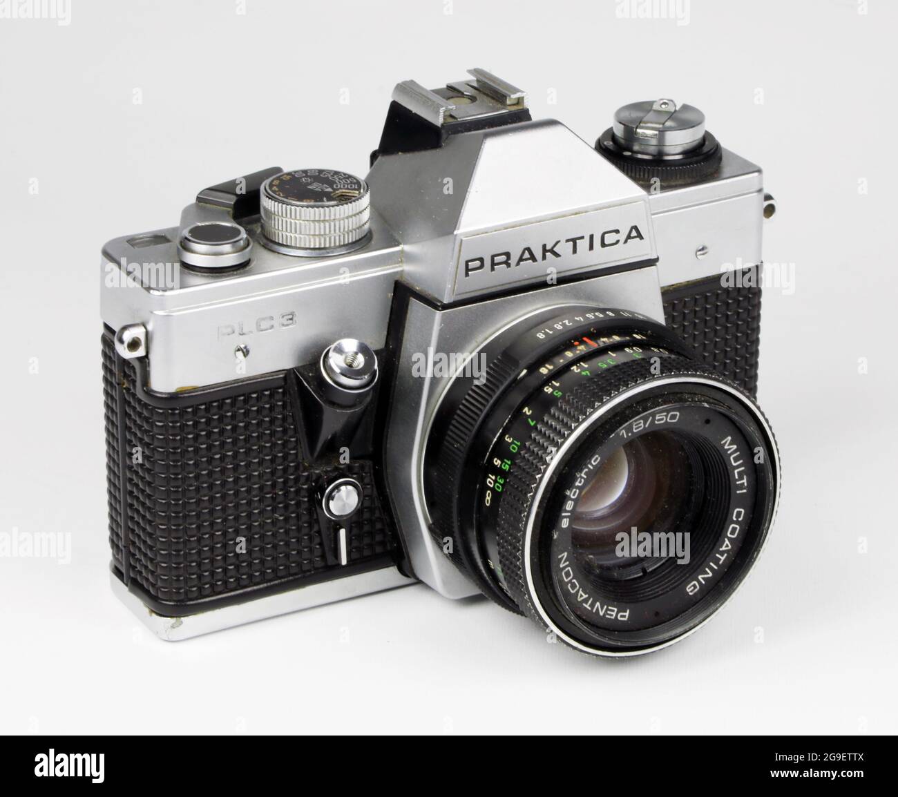 photography, cameras, 35mm film reflex camera Praktica PLC 3, design: Manfred Claus, ADDITIONAL-RIGHTS-CLEARANCE-INFO-NOT-AVAILABLE Stock Photo