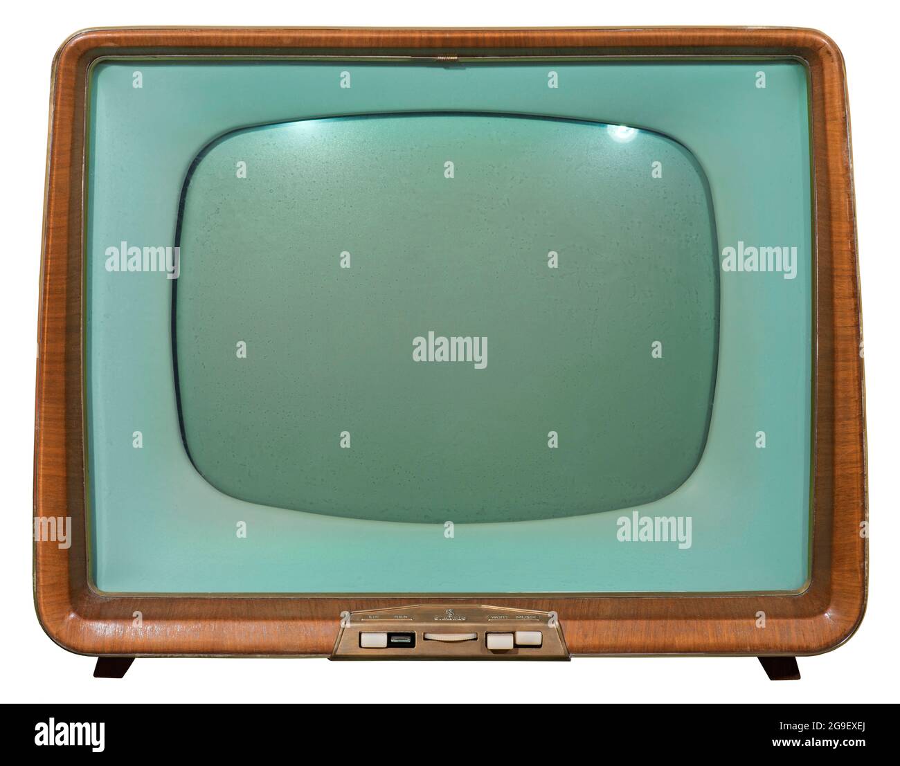 broadcast, television, television set, Siemens tabletop unit with 43 centimeter screen size, ADDITIONAL-RIGHTS-CLEARANCE-INFO-NOT-AVAILABLE Stock Photo