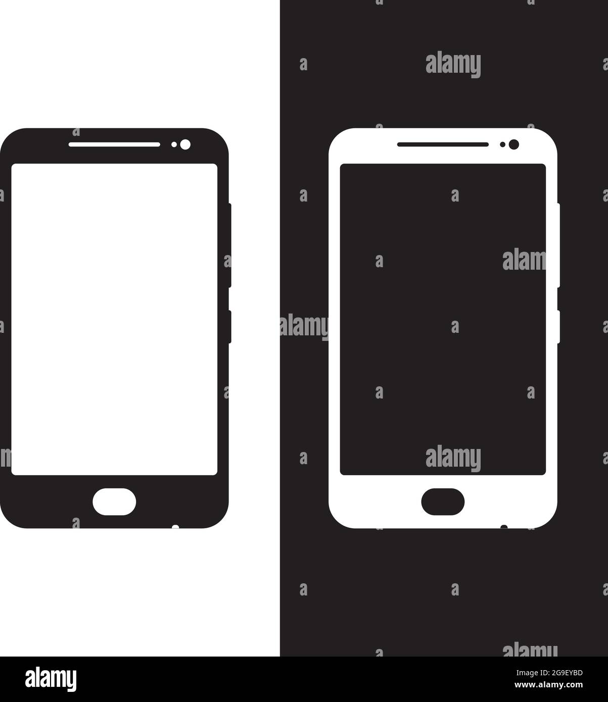 Cellular phone icon vector vectors hires stock photography and images Alamy