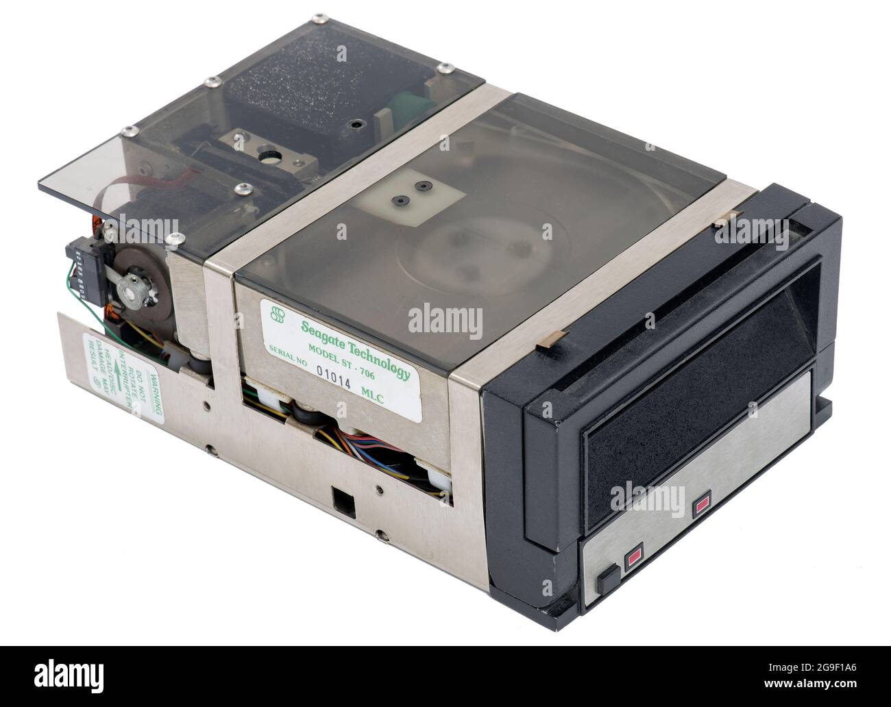 computing / electronics, computer, Seagate ST-706, MicroDisc Cartridge Drive, mobile memory, ADDITIONAL-RIGHTS-CLEARANCE-INFO-NOT-AVAILABLE Stock Photo