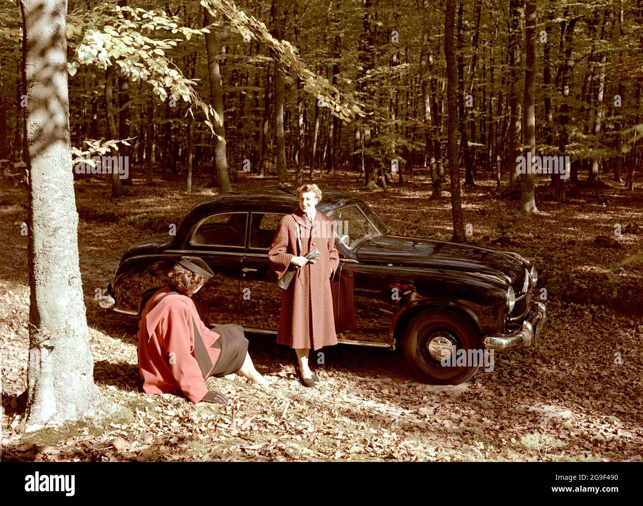transport, car, Borgward Hansa 1800, 1952-1954, ADDITIONAL-RIGHTS-CLEARANCE-INFO-NOT-AVAILABLE Stock Photo