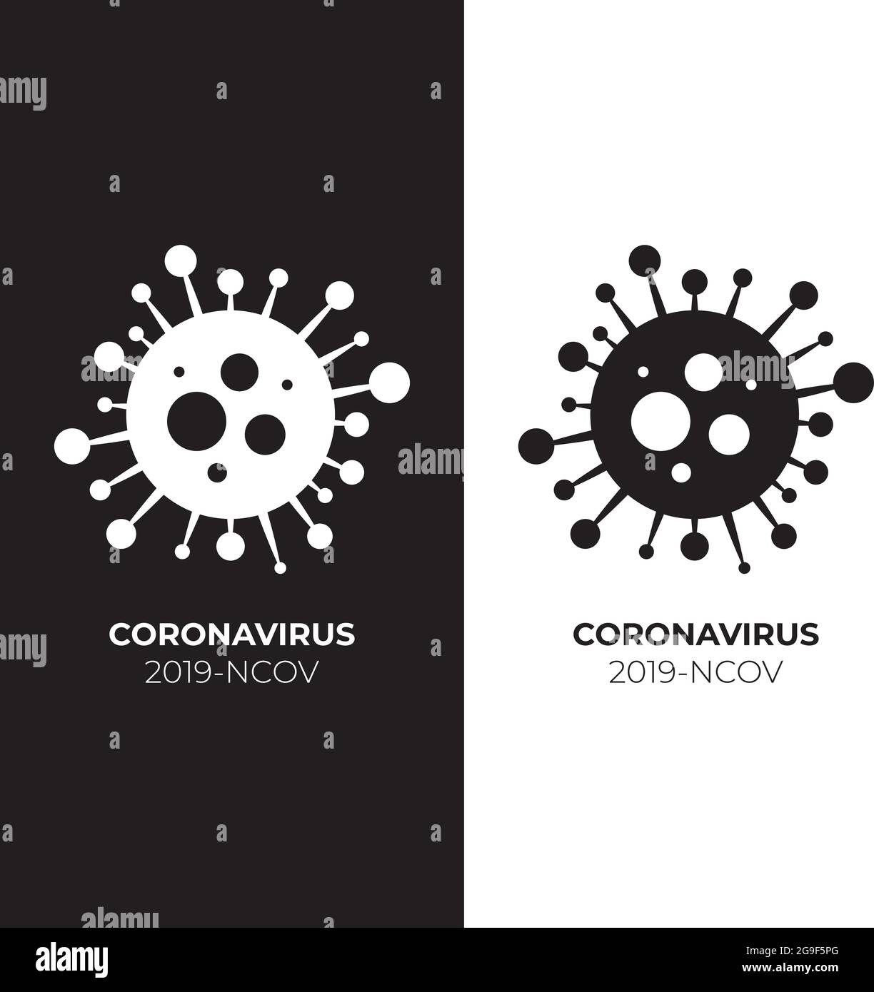 CoronaVirus covid-19 molecular model Virus Stock Vector