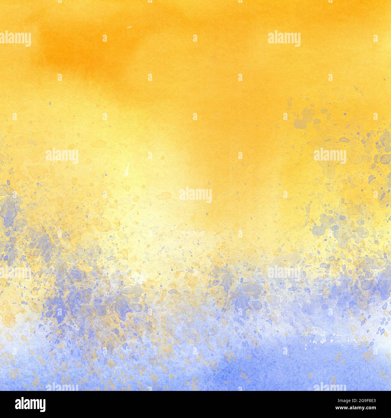 abstract sunny watercolor background and blue texture like water spalshes Stock Photo