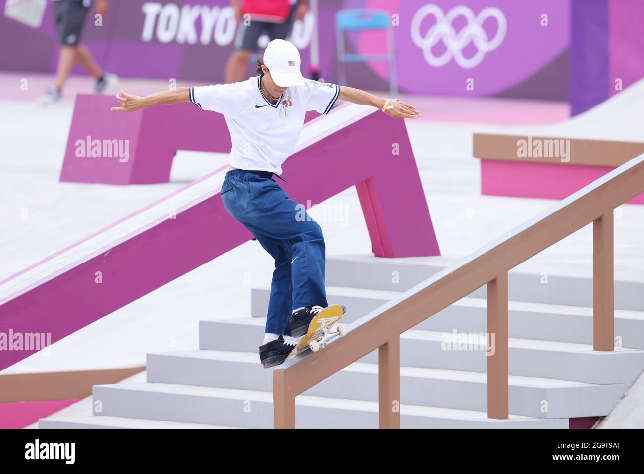Tokyo, Japan. 26th July, 2021. SABLONE Alexis (USA) Skateboarding