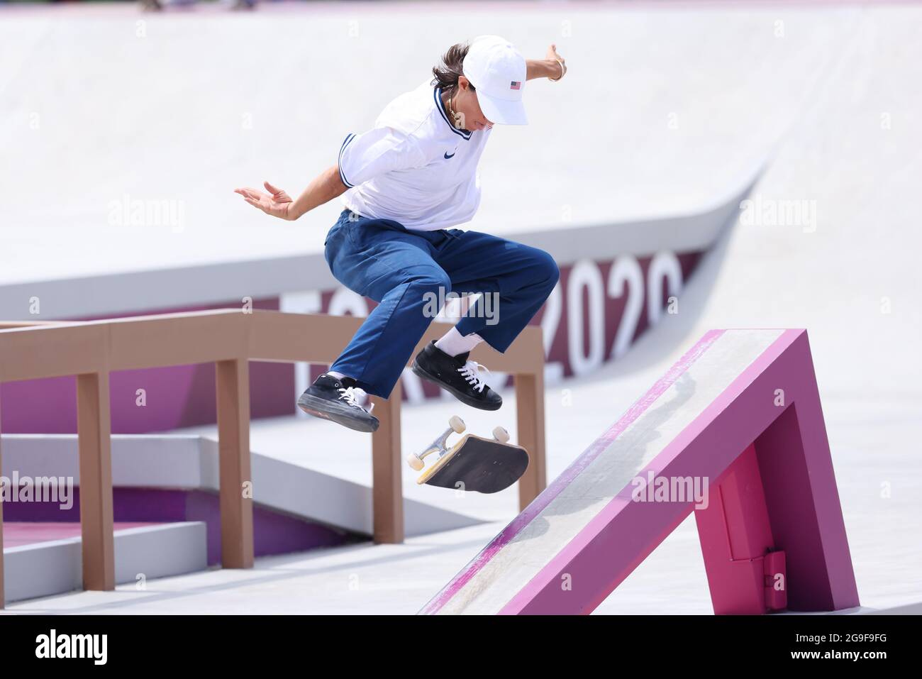 Tokyo, Japan. 26th July, 2021. SABLONE Alexis (USA) Skateboarding