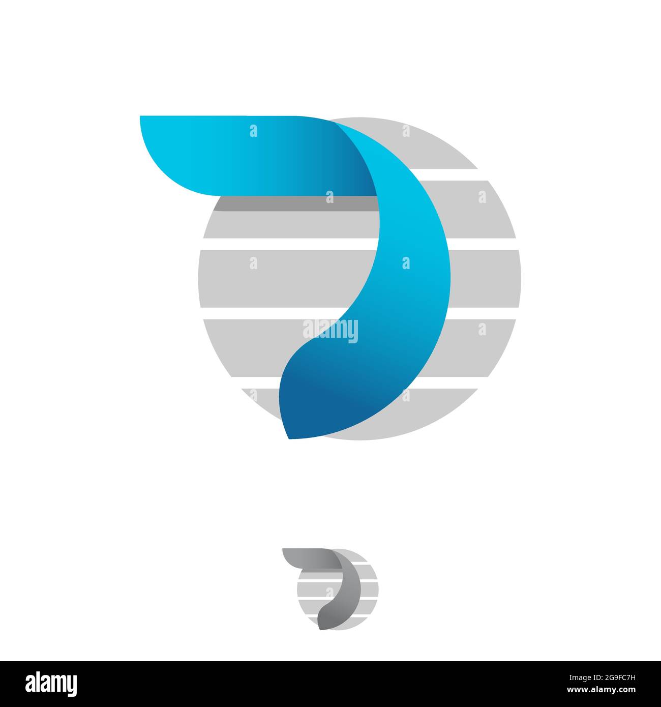 new style letter D logo vector modern concept element icon and template Stock Vector