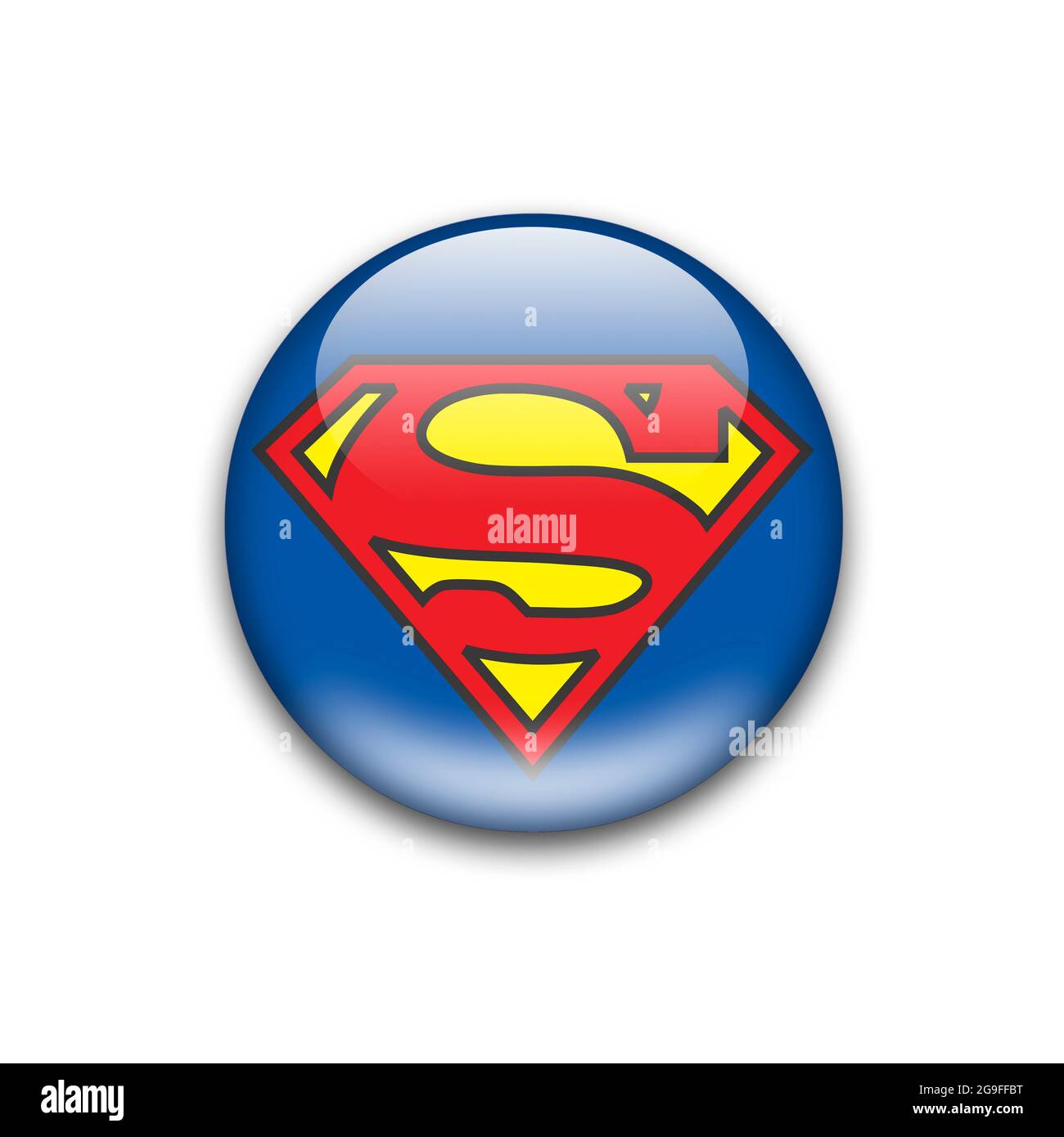 Superman logo Cut Out Stock Images & Pictures - Alamy