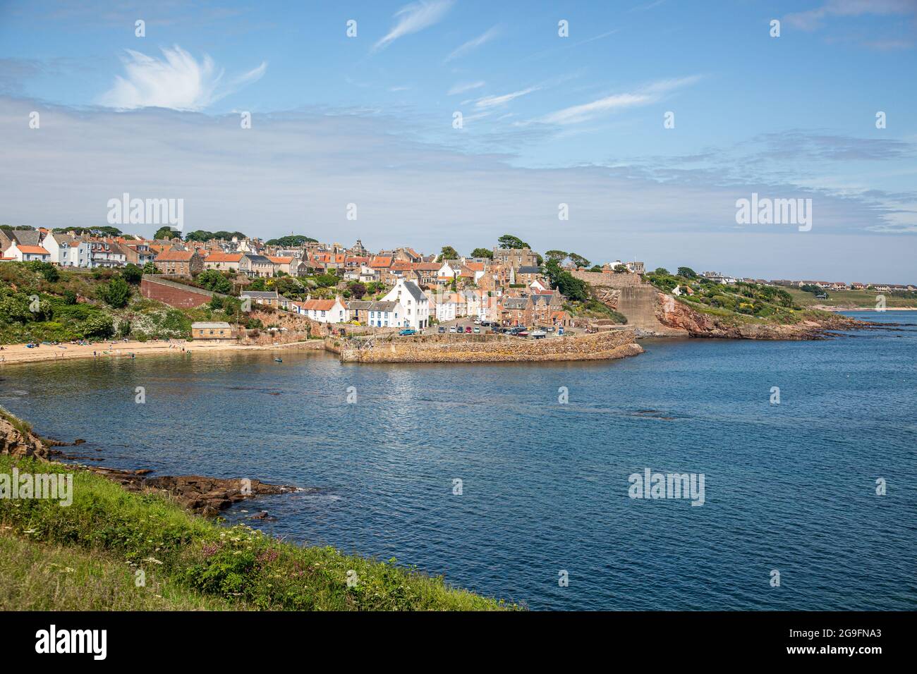 Crail village and harbour, East Neuk of Fife, Scotland Stock Photo