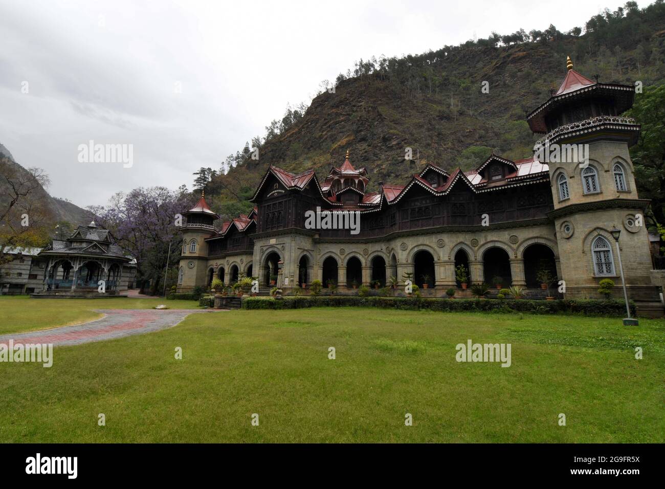 Rampur Palace at Rampur Bushahr in Shimla, Himachal Pradesh, India