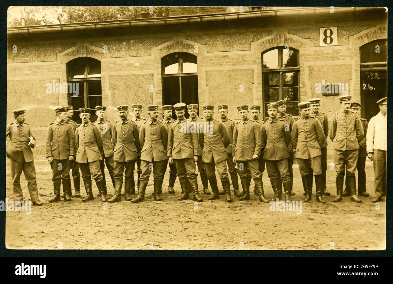 Europe, Germany, Schleswig-Holstein, Hohenlockstedt, soldiers of the so called Lockstedter Lager, ADDITIONAL-RIGHTS-CLEARANCE-INFO-NOT-AVAILABLE Stock Photo