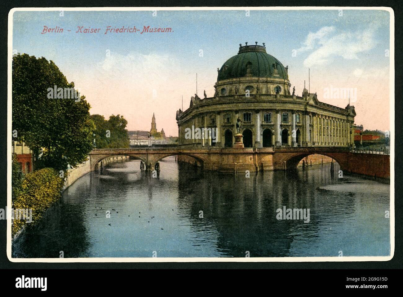 geography / travel, Germany, Berlin, Bode Museum, postcard, sent 08. 03. 1927, ADDITIONAL-RIGHTS-CLEARANCE-INFO-NOT-AVAILABLE Stock Photo