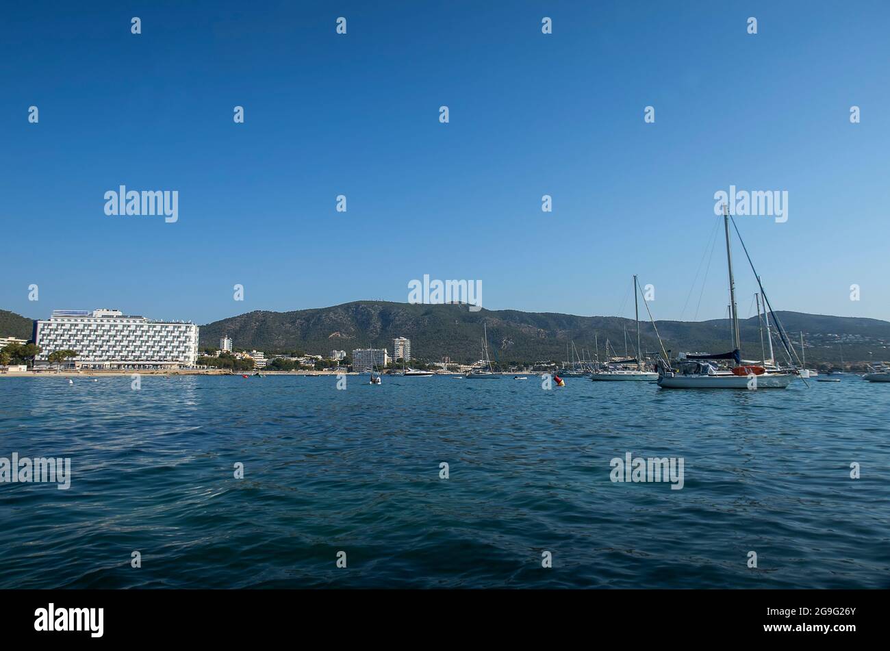 The bay at Torrenova in Mallorca, Spain Stock Photo