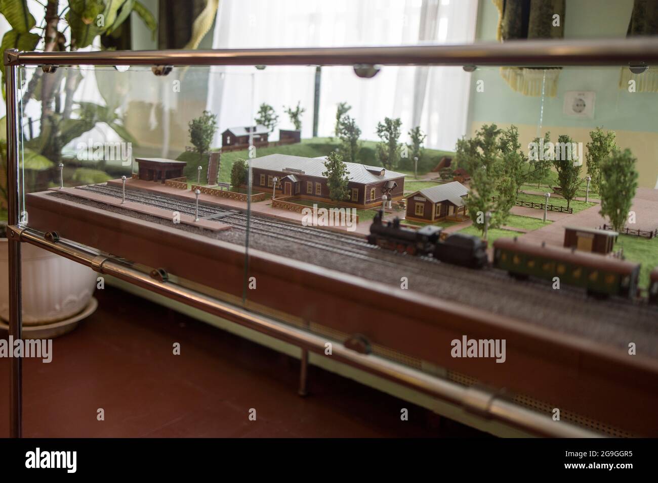 Yasnaya Polyana, Russia - August 2017: Details - Interior of The Train ...
