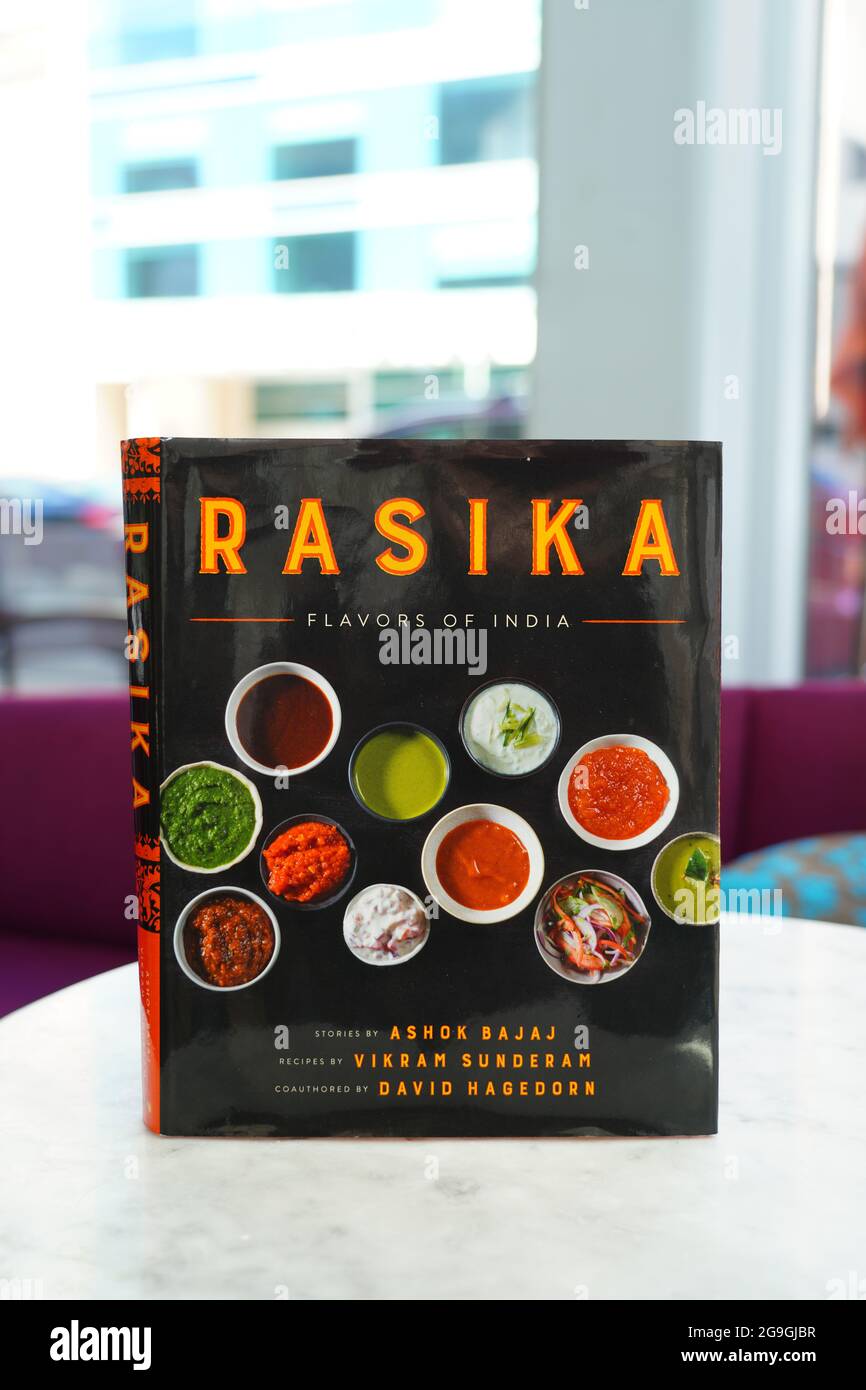WASHINGTON, DC -1 APR 2021- View of Rasika West End, an award-winning Indian restaurant located in Washington, DC, United States. Stock Photo