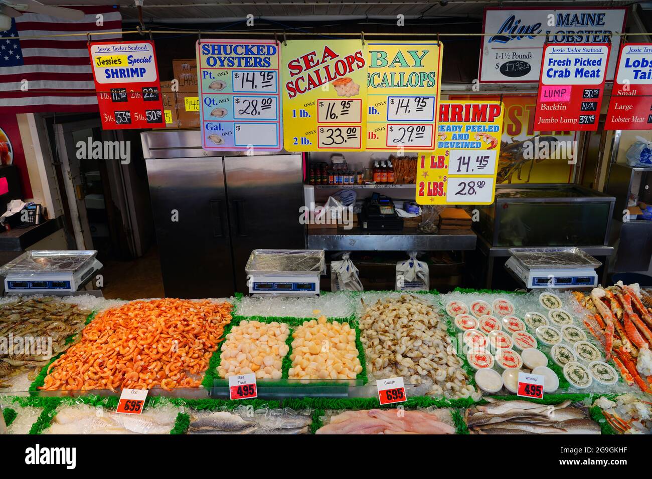 WASHINGTON, DC 1 APR 2021 View of the Municipal Fish Market at The